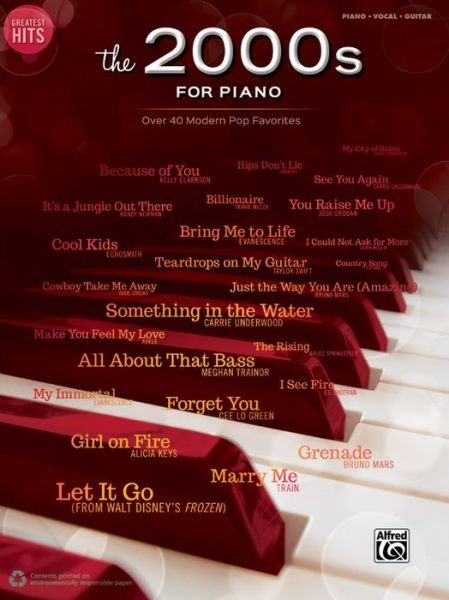 Cover for Alfred Publishing · Greatest Hits -- the 2000s for Piano: over 40 Modern Pop Favorites (Paperback Book) (2015)