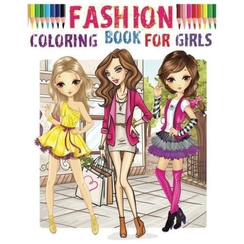Fashion Coloring Book for girls - Violet - Bøger - Createspace Independent Publishing Platf - 9781539116035 - 29. september 2016