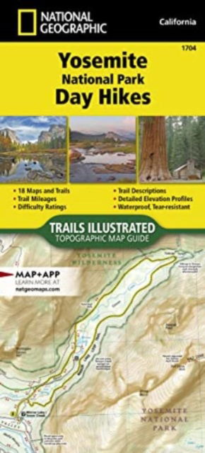 Cover for National Geographic Maps · Yosemite National Park Day Hikes Map (Landkarten) [2022nd edition] (2022)