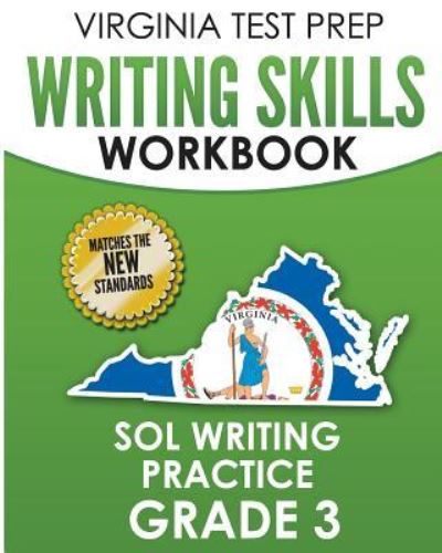 Cover for V Hawas · Virginia Test Prep Writing Skills Workbook Sol Writing Practice Grade 3 (Paperback Book) (2018)