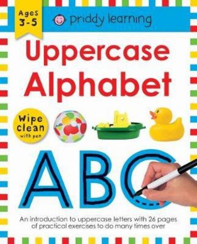 Cover for Priddy Books · Uppercase Alphabet - Wipe Clean Workbooks (Spiral Book) (2017)