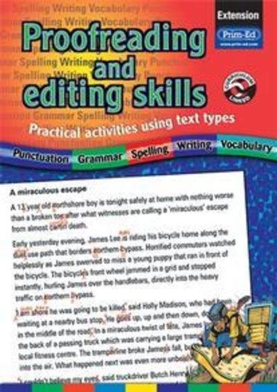 Cover for Proofreading and Editing Skills: Practical Activities Using Text Types (Paperback Book) (2005)