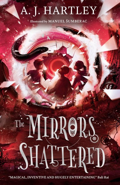 Cover for A.J. Hartley · The Mirrors Shattered (Pocketbok) (2020)