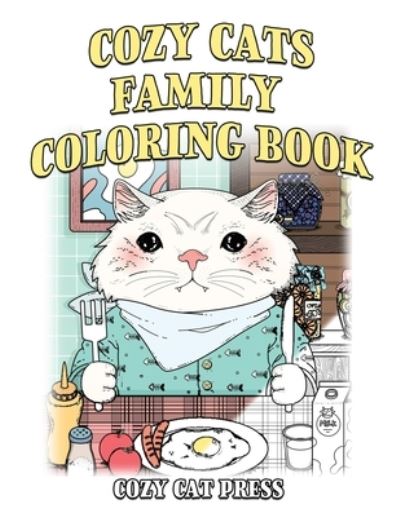 Cover for Patricia Rockwell · Cozy Cats Family Coloring Book (Paperback Book) (2020)