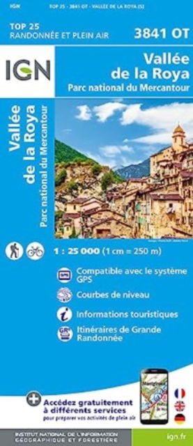 Cover for Vallee de la Roya / PN du Mercantour - TOP 25 (Map) (2023)