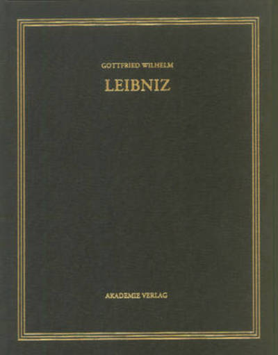 Cover for Gottfried Wilhelm Leibniz · 1672-1676. Differenzen, Folgen, Reihen (Hardcover Book) (2003)