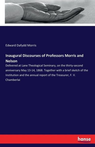 Cover for Morris · Inaugural Discourses of Professo (Book) (2017)