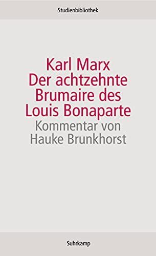 Cover for Karl Marx · 18.brumaire D.louis Bonaparte (Book)