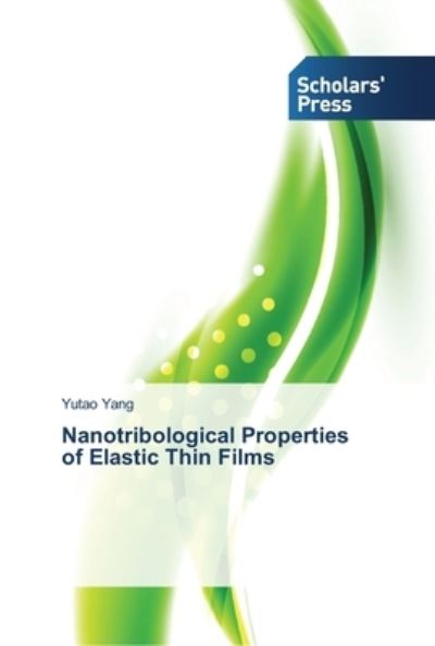 Cover for Yang · Nanotribological Properties of Ela (Book) (2013)