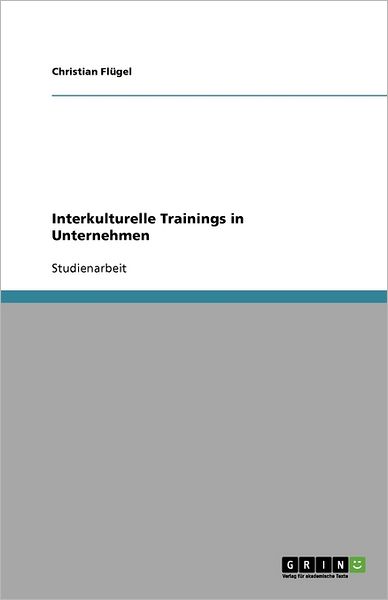 Cover for Flügel · Interkulturelle Trainings in Unt (Book)