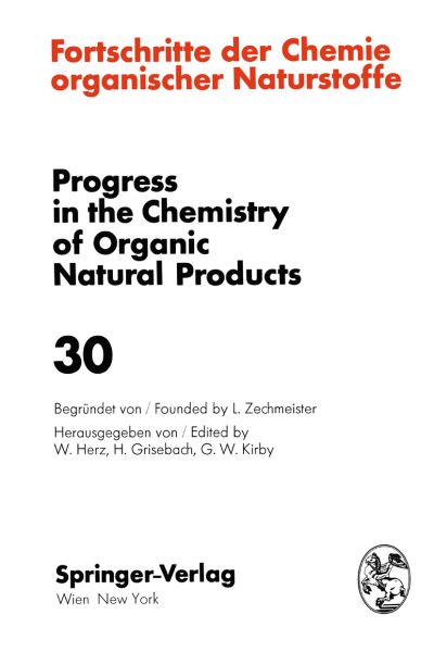 Cover for M J Cormier · Fortschritte der Chemie Organischer Naturstoffe / Progress in the Chemistry of Organic Natural Products (Paperback Book) [Softcover reprint of the original 1st ed. 1973 edition] (2011)