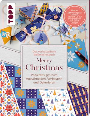Cover for Louise Lindgrün · Verbastelbares Weihnachtsbuch: Merry Christmas. Papierdesigns zum Ausschneiden, Verbasteln &amp; Dekorieren. (Book) (2024)