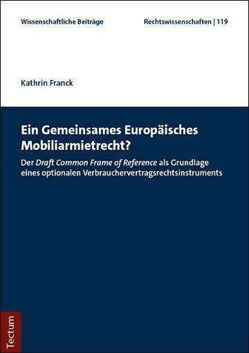 Cover for Franck · Ein Gemeinsames Europäisches Mob (Bog) (2019)
