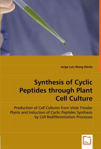 Cover for Institute of · Synthesis of Cyclic Peptides Through Plant Cell Culture: Production of Cell Cultures from Viola Tricolor Plants and Induction of Cyclic Peptides Synthesis by Cell Redifferentiation Processes (Paperback Book) (2008)