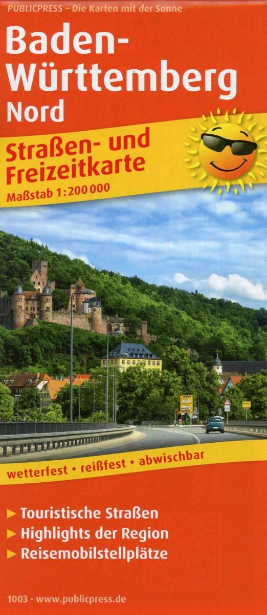Baden-Wurttemberg north, road and leisure map 1:200,000 - - Books - Freytag-Berndt - 9783961320035 - August 8, 2017