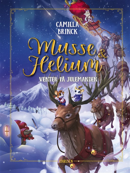 Cover for Camilla Brinck · Musse og Helium: Musse og Helium - Venter på julemanden (Inbunden Bok) [1:a utgåva] (2024)