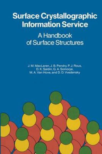 Cover for Maclaren · Surface Crystallographic Infor (Bog) [1987 edition] (1987)