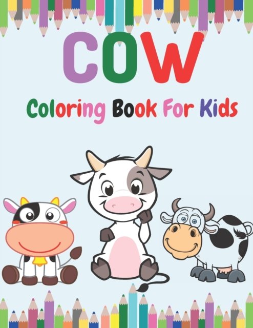 Cover for Neha Coloring Press · Cow Coloring book for Kids (Paperback Book) (2022)