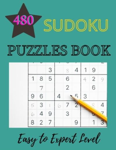 Cover for Daz Journals · 480 Sudoku Puzzles Book - Easy To Expert Level (Pocketbok) (2020)