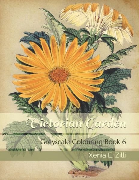 Cover for Xenia E Zilli · Victorian Garden: Greyscale Colouring Book 6 - Victorian Garden (Taschenbuch) (2020)