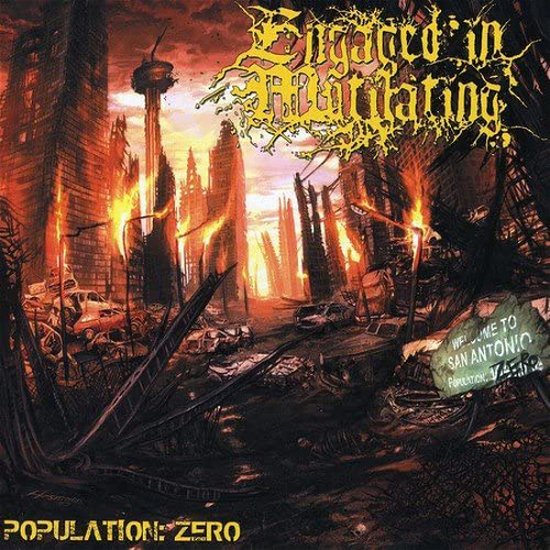 Cover for Engaged in Mutilating · Population: Zero (CD) (2013)