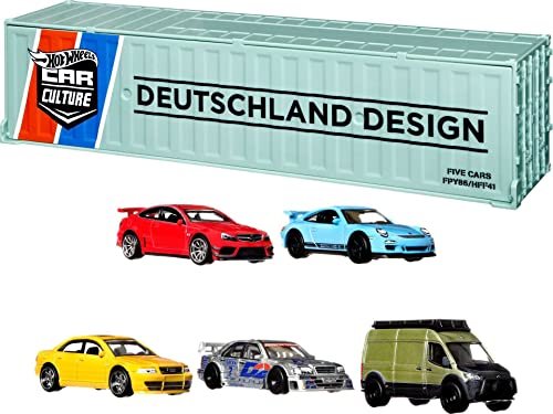 1/64 Fahrer Auf Der Autobahn Car Culture Mix of 5 Cars - Hot Wheels - Merchandise - T - 0194735039036 - July 1, 2022