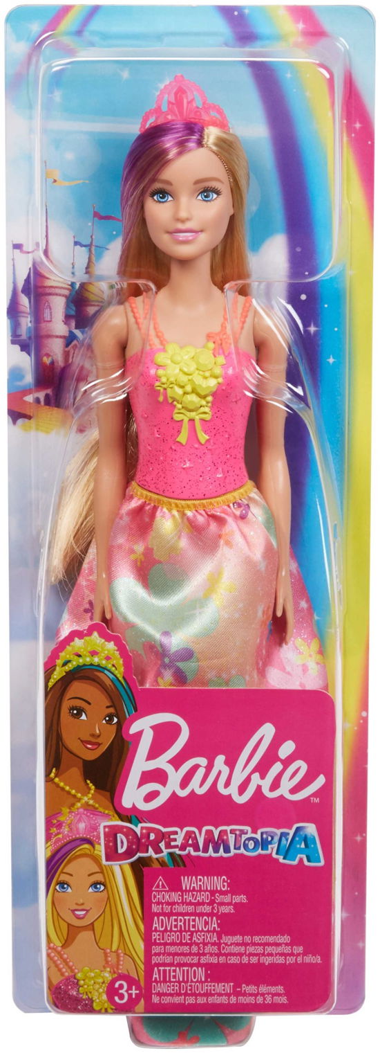 Barbie - Dreamtopia Princess Doll - Flowery Pink Dress - Mattel - Merchandise -  - 0887961813036 - 30 november 2019