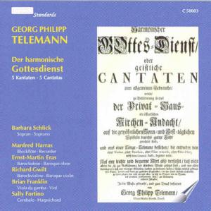 Cover for Telemann / Schlick / Fortino · Der Harmonische Gottesdienst (CD) (1995)