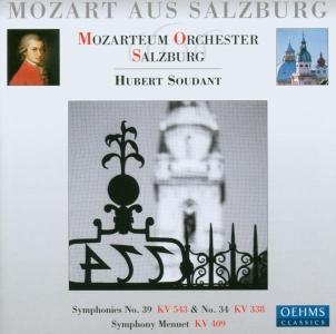 Symphonies No.39 & 34 - Wolfgang Amadeus Mozart - Musiikki - OEHMS - 4260034862036 - maanantai 3. maaliskuuta 2003