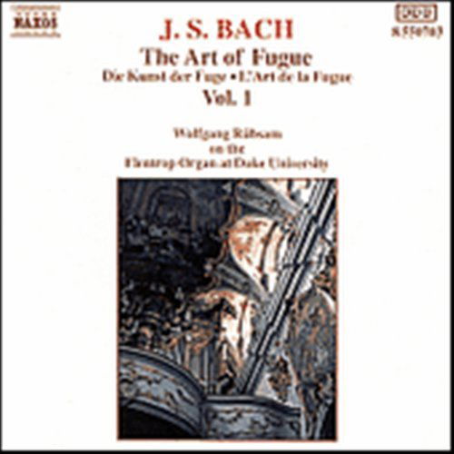 BACH J. S.: The Art of Fugue 1 - Wolfgang Rübsam - Musiikki - Naxos - 4891030507036 - maanantai 28. kesäkuuta 1993