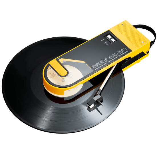 Cover for Audio-Technica · Audio Technica AT-SB727-YL Sound Burger Bluetooth Turntable Portable Yellow (Turntable)