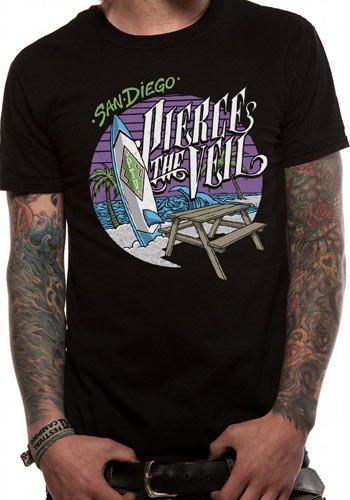 Pierce The Veil: Beach (T-Shirt Unisex Tg. XL) -  - Mercancía -  - 5054015117036 - 