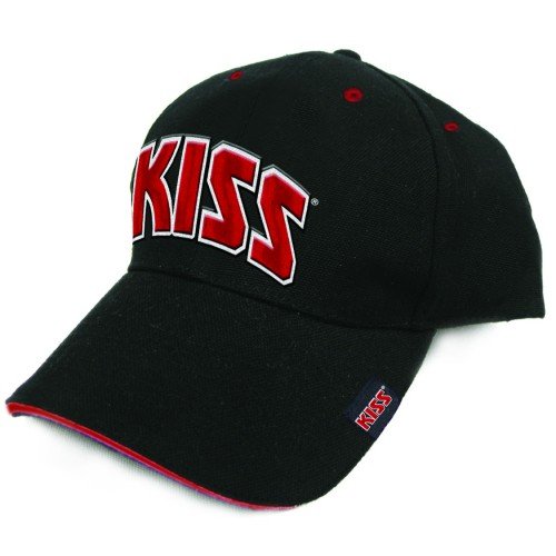KISS Unisex Baseball Cap: Red on White Logo (German Market) - Kiss - Merchandise -  - 5055295338036 - 