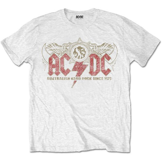 Cover for AC/DC · AC/DC Unisex T-Shirt: Oz Rock (T-shirt) [size S] [White - Unisex edition]