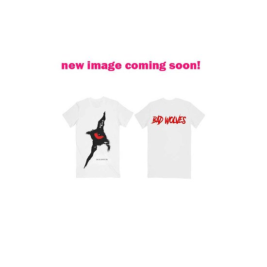 Cover for Bad Wolves · Bad Wolves Unisex T-Shirt: Dear Monsters Eye &amp; Logo (Back Print) (T-shirt) [size S] [White - Unisex edition]