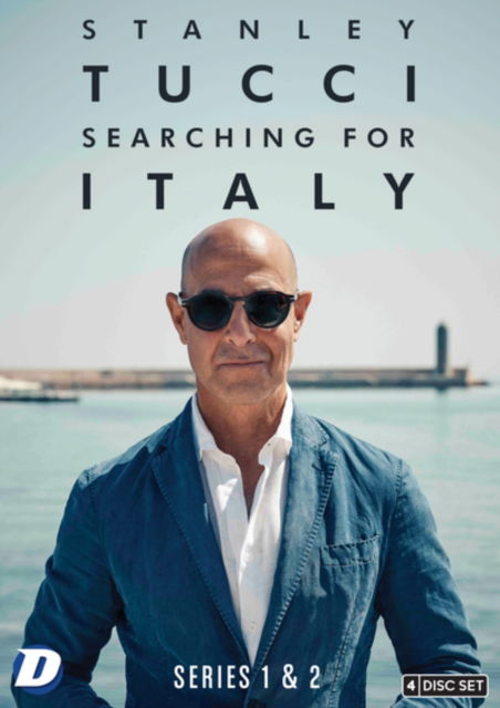 Cover for Stanley Tucci  Searching for Italy · Stanley Tucci - Searching For Italy: Series 1 &amp; 2 (DVD) (2023)