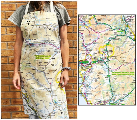 Cover for OS Map Adult Apron - Snowdonia National Park (MERCH) (2025)
