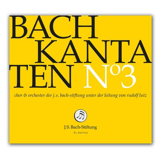 Cover for J.S. Bach-Stiftung / Lutz,Rudolf · Bach Kantaten No°3 (CD) (2014)