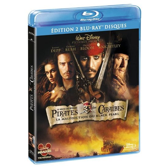 Cover for Pirates Des Caraibes La Malediction Du Black Pearl / blu-ray (Blu-ray)