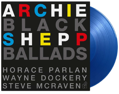Cover for Archie Shepp &amp; Horace Parlan · Black Ballads (Blue Vinyl) (LP) [Limited Numbered edition] (2023)