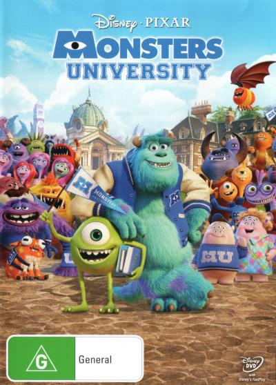 Cover for Monsters University (DVD) (2013)