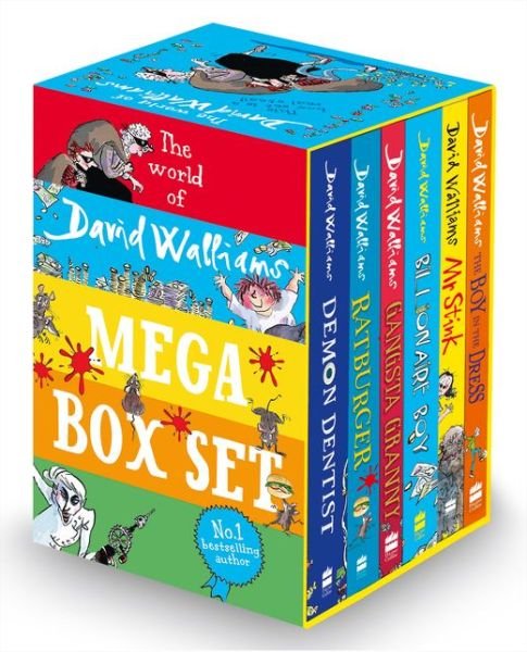 Cover for David Walliams · The World of David Walliams: Mega Box set (Buch) (2014)