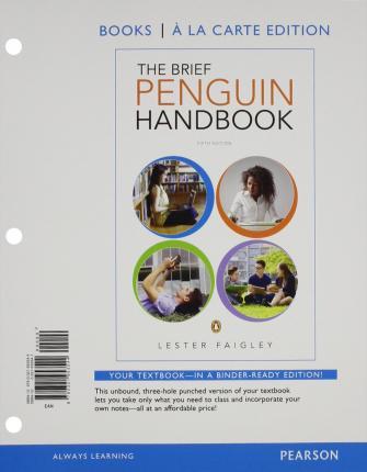 Cover for Lester Faigley · The Brief Penguin Handbook, Books a La Carte Edition Plus Mywritinglab with Pearson Etext -- Access Card Package (Paperback Book) (2015)