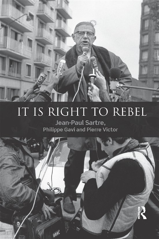 Cover for Jean-Paul Sartre · It is Right to Rebel (Paperback Book) (2019)