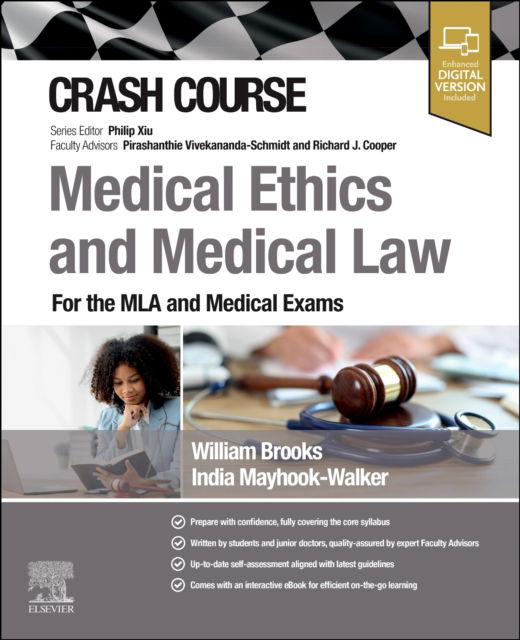 Cover for William Brooks · Crash Course Medical Ethics and Medical Law: For the MLA and Medical Exams - CRASH COURSE (Paperback Book) (2025)