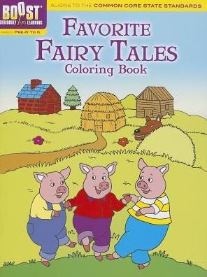 Cover for Fran Newman-D'Amico · Boost Favorite Fairy Tales Coloring Book - Boost Educational Series (Paperback Book) (2013)