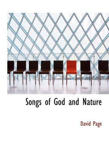 Cover for David Page · Songs of God and Nature (Hardcover Book) [Large Print, Lrg edition] (2008)