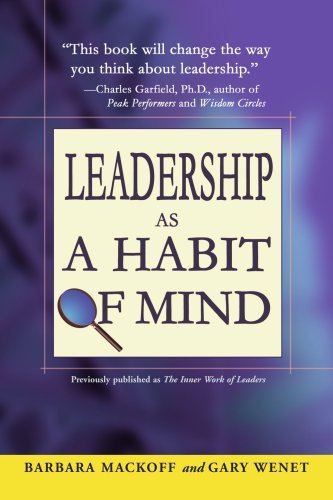 Cover for Barbara Mackoff · Leadership As a Habit of Mind (Paperback Book) (2005)