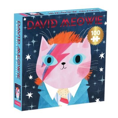 David Meowie Music Cats 100 Piece Puzzle - Angie Rozelaar Mudpuppy - Board game - Galison - 9780735367036 - February 18, 2021