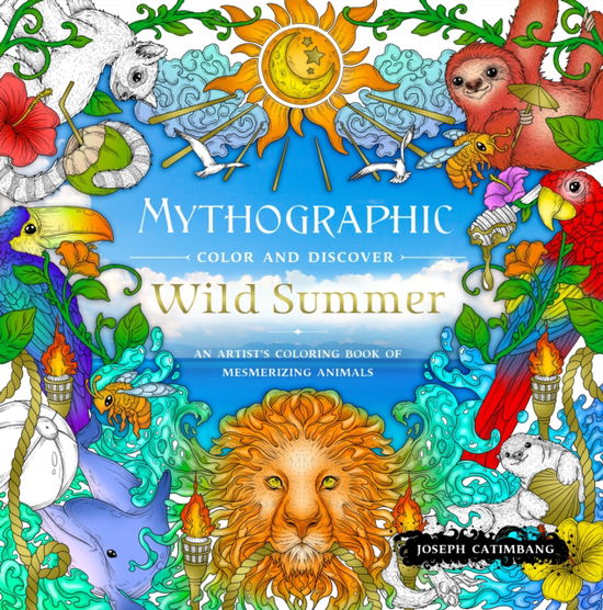 Joseph Catimbang · Mythographic Color and Discover: Wild Summer: An Artist’s Coloring Book of Mesmerizing Animals (Pocketbok) (2024)